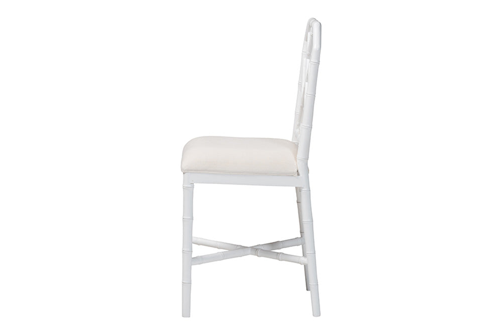 bali & pari - Sergio Counter Stool - Sergio-White Wooden-CS view 4