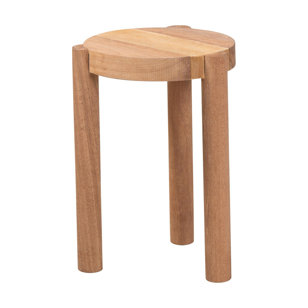 bali & pari - ShadiOttoman in Natural Brown - Shadi-Natural-Stool view 1