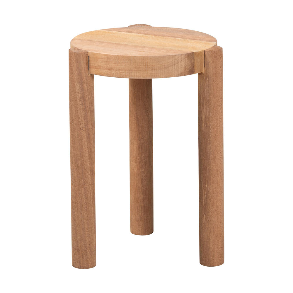 bali & pari - ShadiOttoman in Natural Brown - Shadi-Natural-Stool view 2
