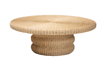 bali & pari - Silvia Coffee Table - Silvia-Natural-Rattan-CT view 1
