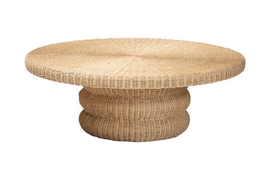 bali & pari - Silvia Coffee Table - Silvia-Natural-Rattan-CT view 1