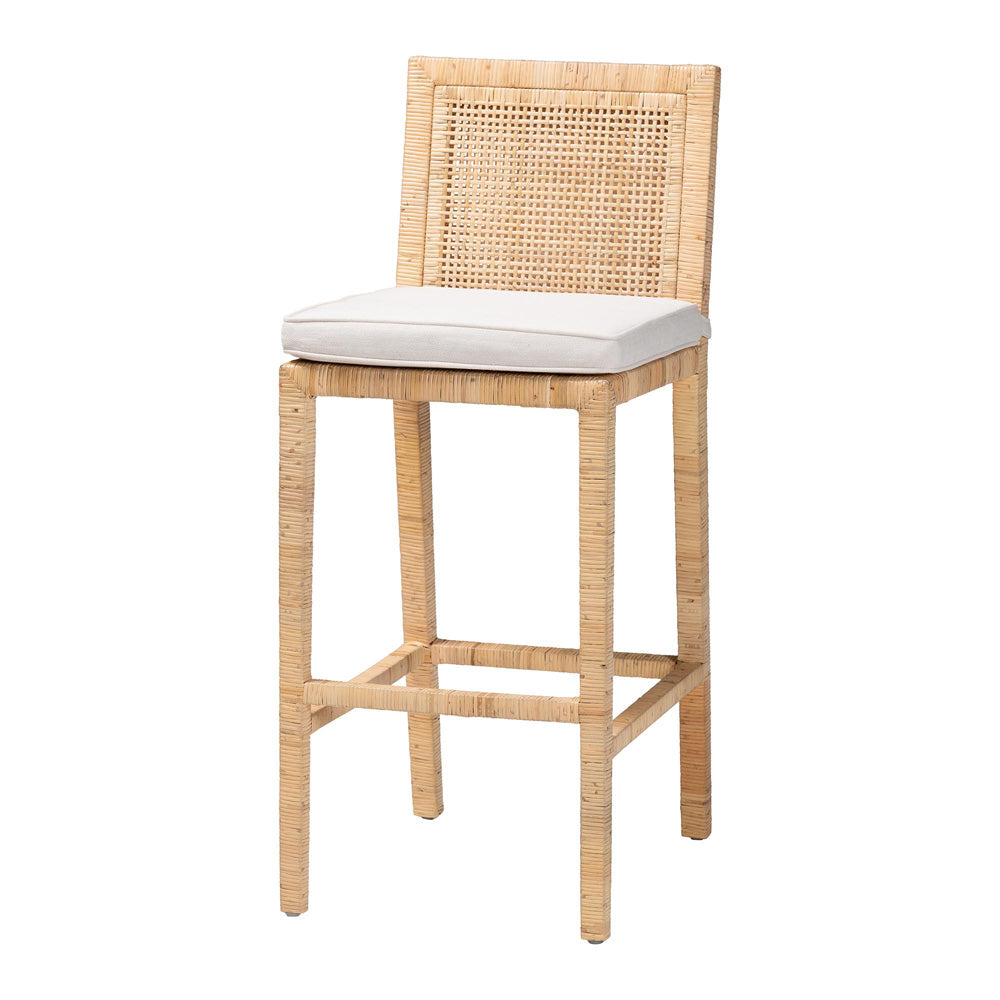 bali & pari - Sofia Bar Stool in Natural - Sofia-Natural-BS view 1