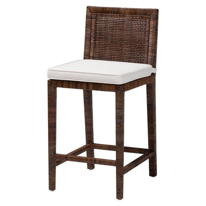 bali & pari - Sofia Counter Stool in Antique Coffee - Sofia-Coffee Antique-CS view 1