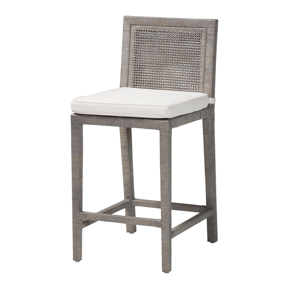 bali & pari - Sofia Counter Stool in French Grey - Sofia-French Grey-CS view 1