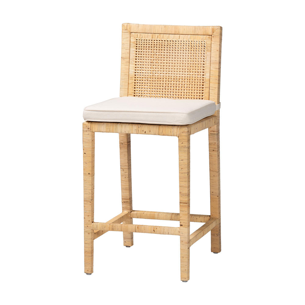 bali & pari - Sofia Counter Stool in Natural - Sofia-Natural-CS view 1