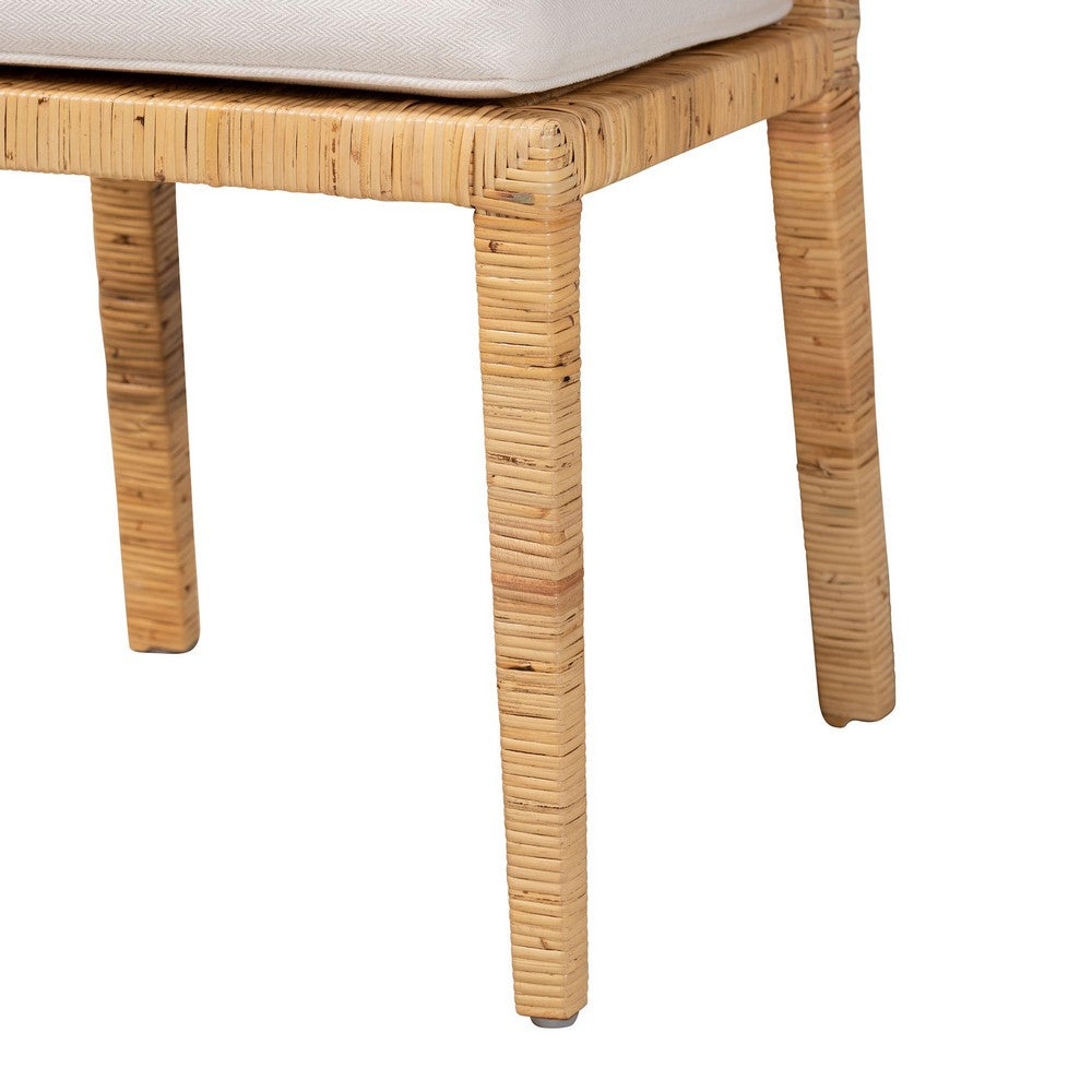 bali & pari - Sofia Dining Chair in Natural/White - Sofia-Natural-DC view 6