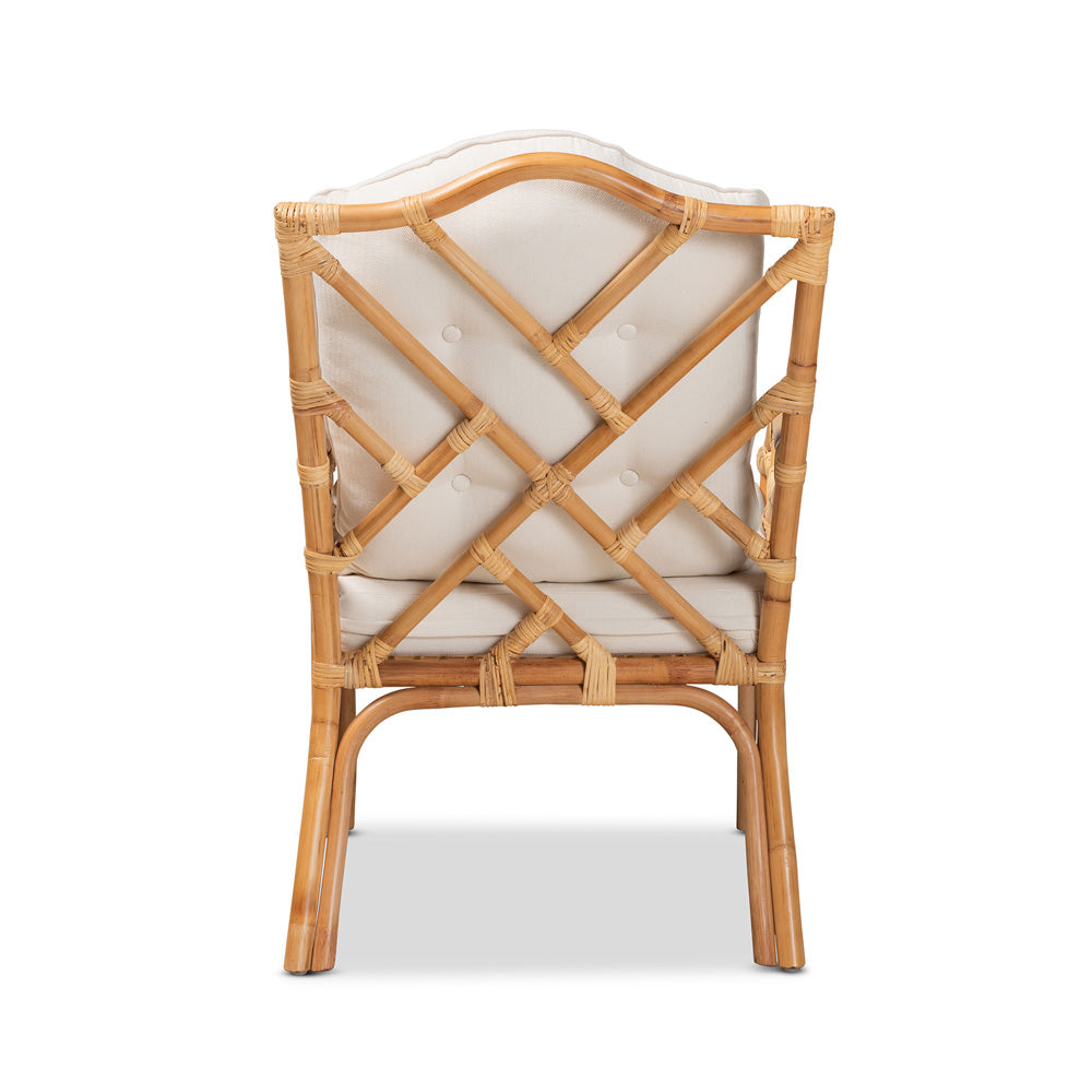bali & pari - Sonia Chair in Natural/White - Sonia-Natural-CC Arm view 4