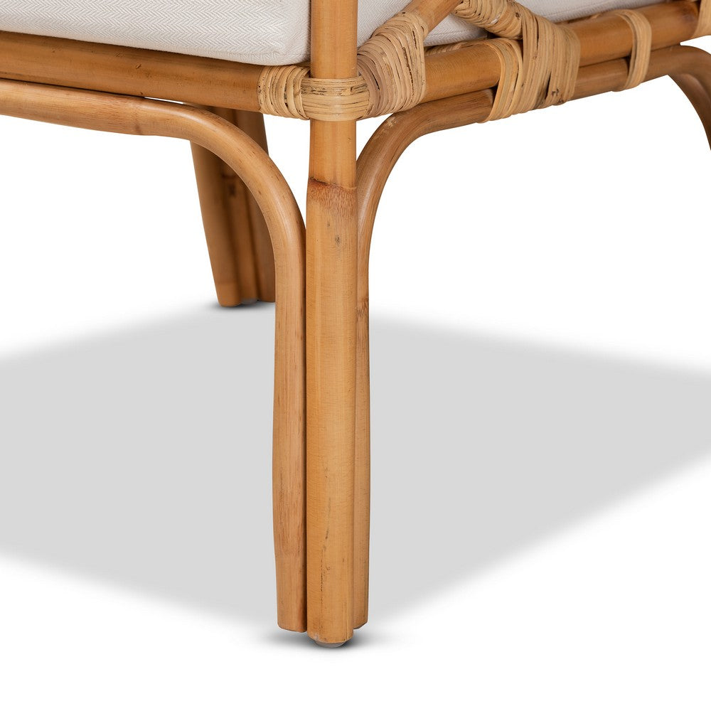 bali & pari - Sonia Chair in Natural/White - Sonia-Natural-CC Arm view 7