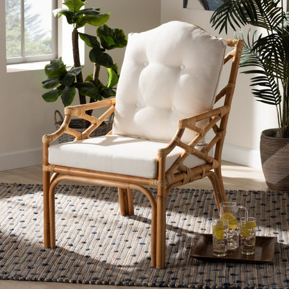 bali & pari - Sonia Chair in Natural/White - Sonia-Natural-CC Arm view 8