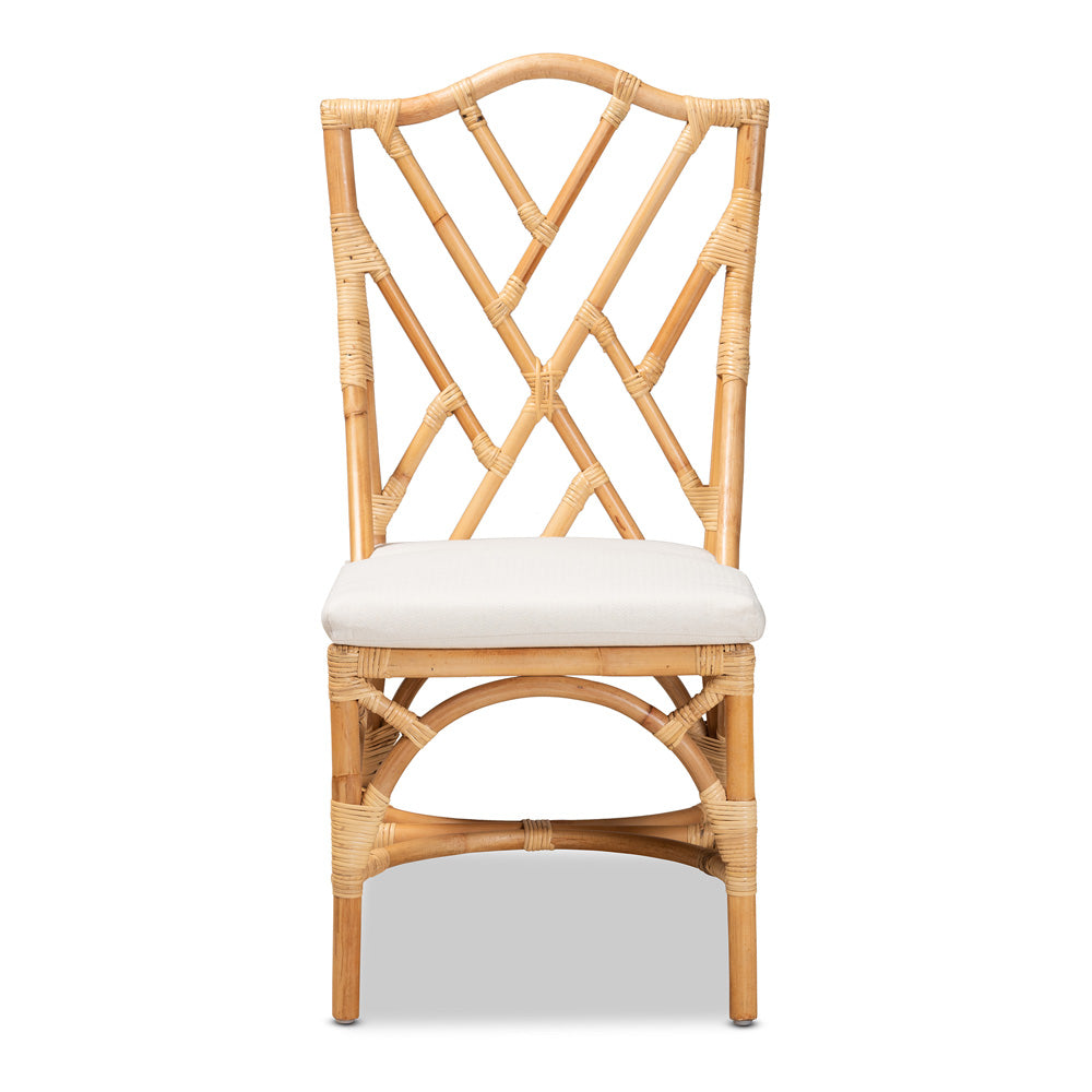 bali & pari - Sonia Chair in Natural/White - Sonia-Natural-DC No Arm view 2