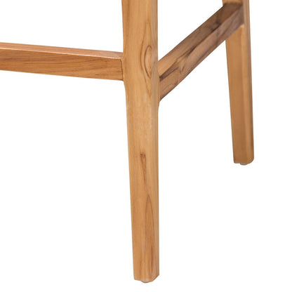 bali & pari - Storsel Set of 2 Bar Stools in Natural Rattan - STORSEL-Natural Rattan/Teak Wood-BS view 5