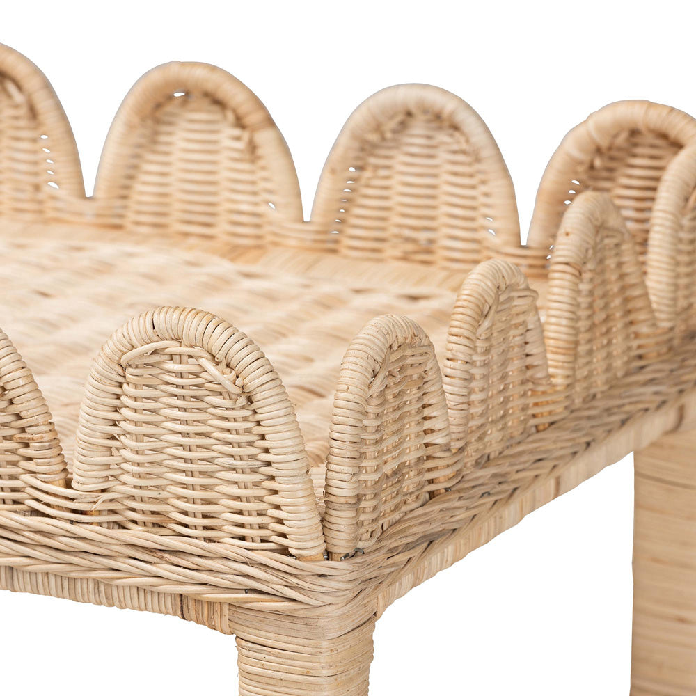 bali & pari - Sumana Side Table in Natural - WS069-Natural Rattan-Side Table view 4