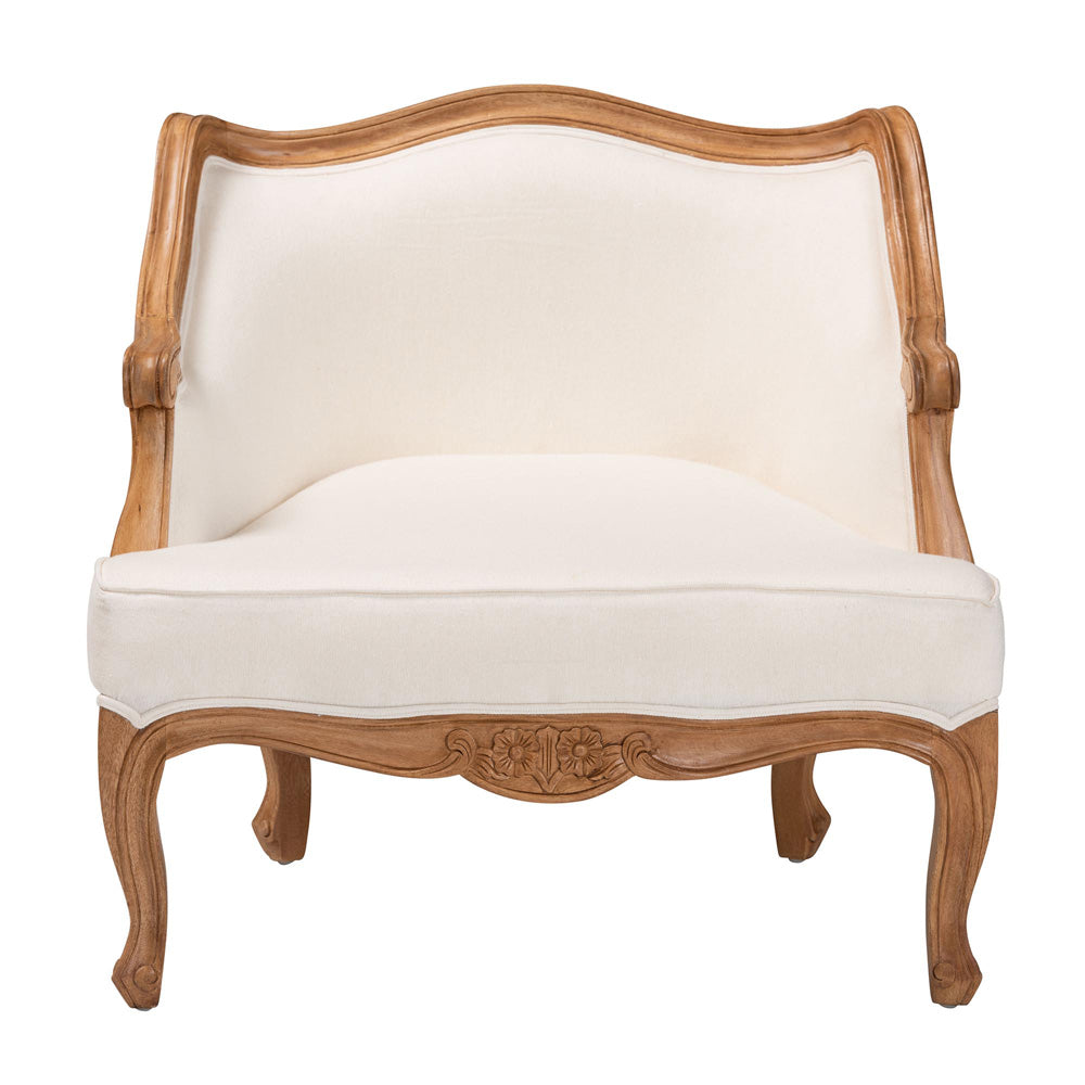 bali & pari - Sylvestra Chair in Beige/Honey Oak - SEA670-Light ton wood-NAT01/White-F00 view 2
