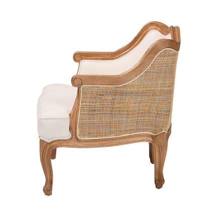 bali & pari - Sylvestra Chair in Beige/Honey Oak - SEA670-Light ton wood-NAT01/White-F00 view 3