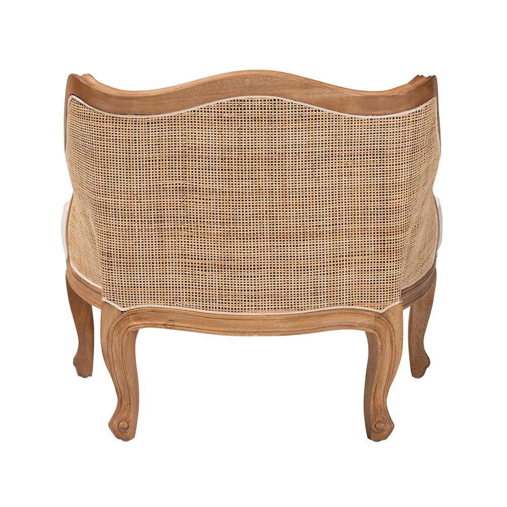 bali & pari - Sylvestra Chair in Beige/Honey Oak - SEA670-Light ton wood-NAT01/White-F00 view 4