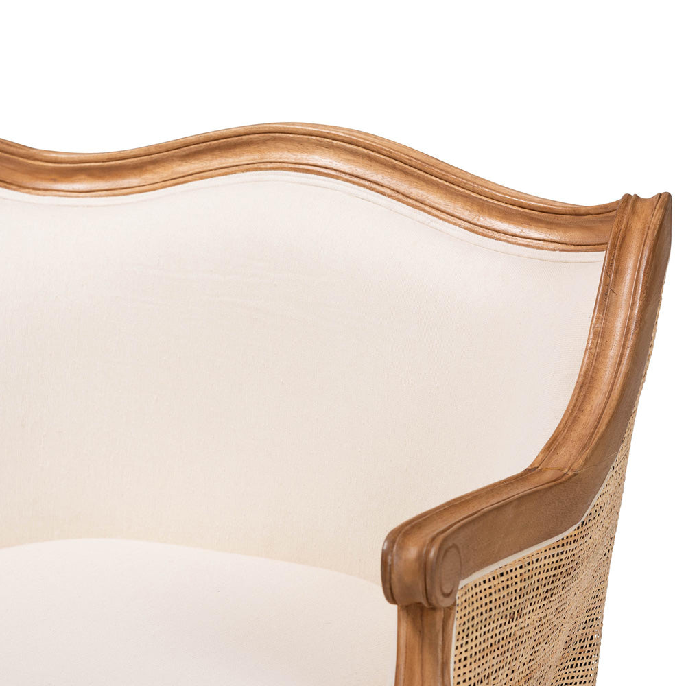 bali & pari - Sylvestra Chair in Beige/Honey Oak - SEA670-Light ton wood-NAT01/White-F00 view 5