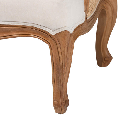 bali & pari - Sylvestra Chair in Beige/Honey Oak - SEA670-Light ton wood-NAT01/White-F00 view 6