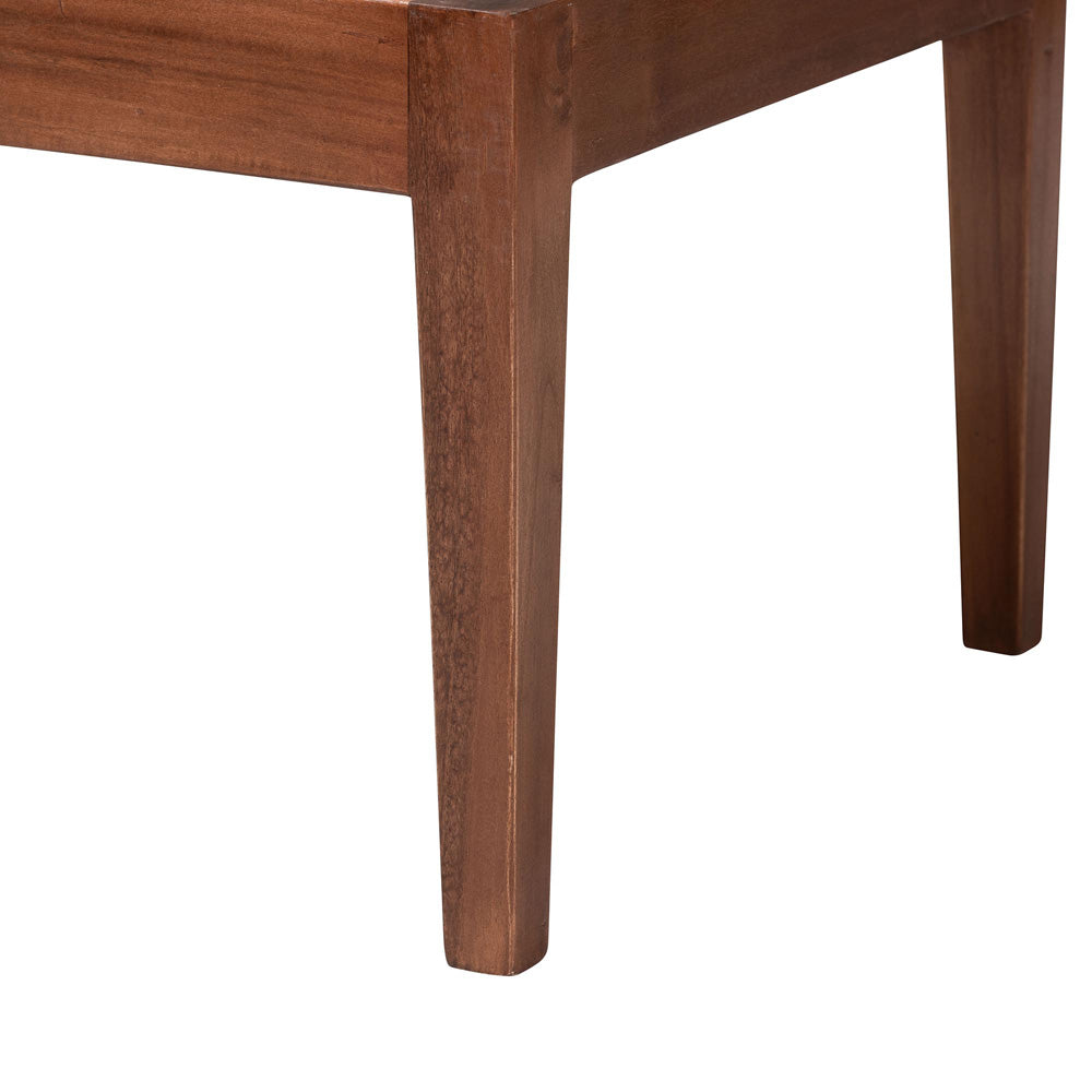bali & pari - Tabanan Dining Set in Brown/White - Tabanan-Light Honey/Light Brown-3PC Dining Set view 6