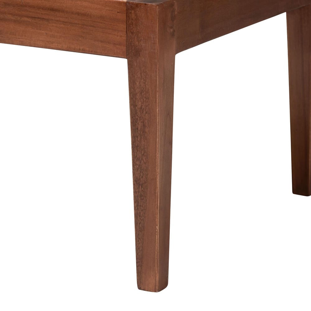 bali & pari - Tabanan Set of 2 Corner Benches in Brown/White - Tabanan-Light Honey/Light Brown-2PC Bench Set view 4