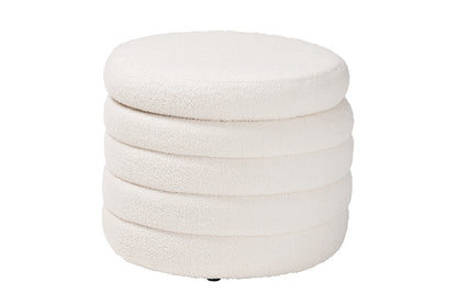 bali & pari - Tabitha Storage Ottoman - 228-Beige-Ottoman view 1
