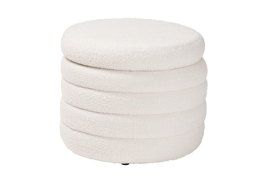bali & pari - Tabitha Storage Ottoman - 228-Beige-Ottoman view 1