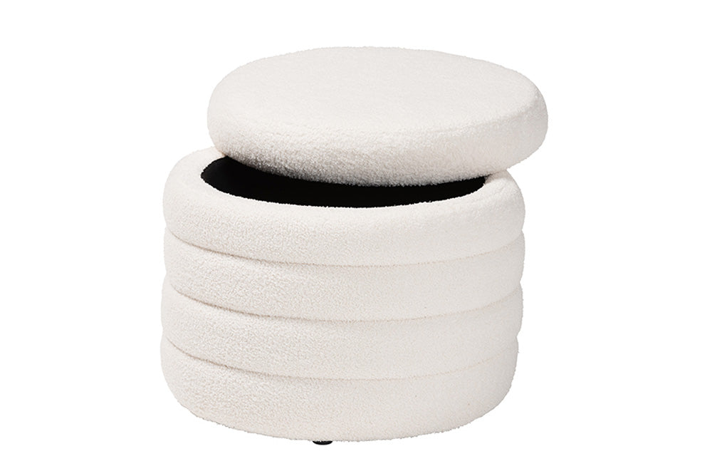 bali & pari - Tabitha Storage Ottoman - 228-Beige-Ottoman view 2