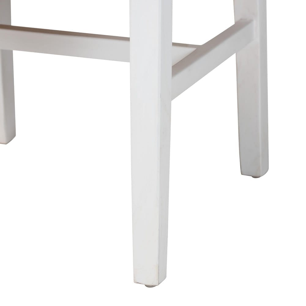 bali & pari - Talli Dining Chair in Brown/White - BCP-03-Wood/White-DC view 6
