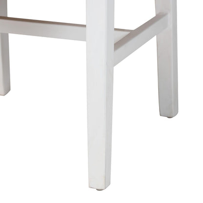 bali & pari - Talli Dining Chair in Brown/White - BCP-03-Wood/White-DC view 6