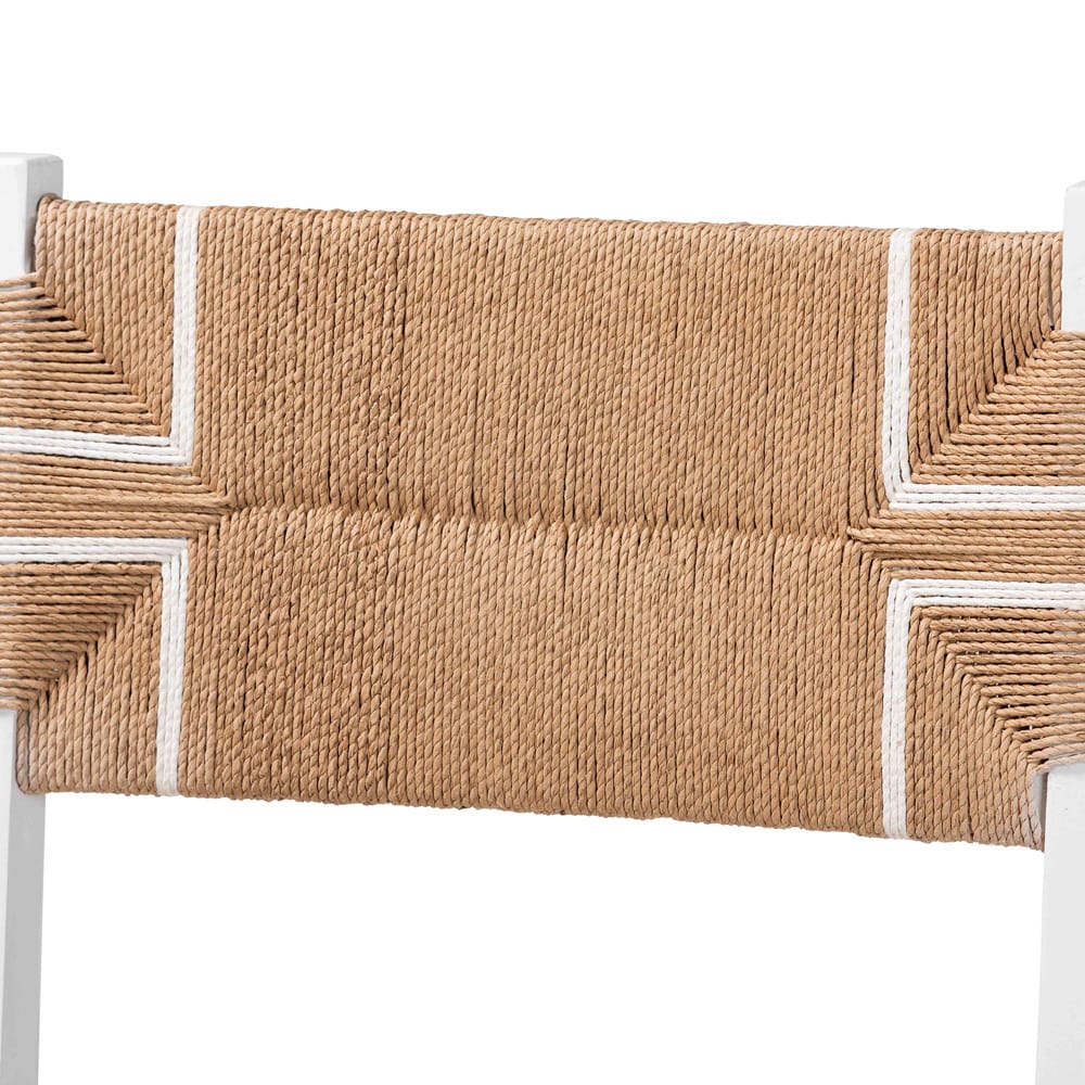 bali & pari - Talli Set of 2 Bar Stools in Brown/White - BCP-01-Wood/White-BS view 4