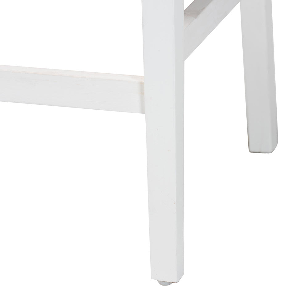 bali & pari - Talli Set of 2 Counter Stools in Brown/White - CCP-02-Wood/White-CS view 5