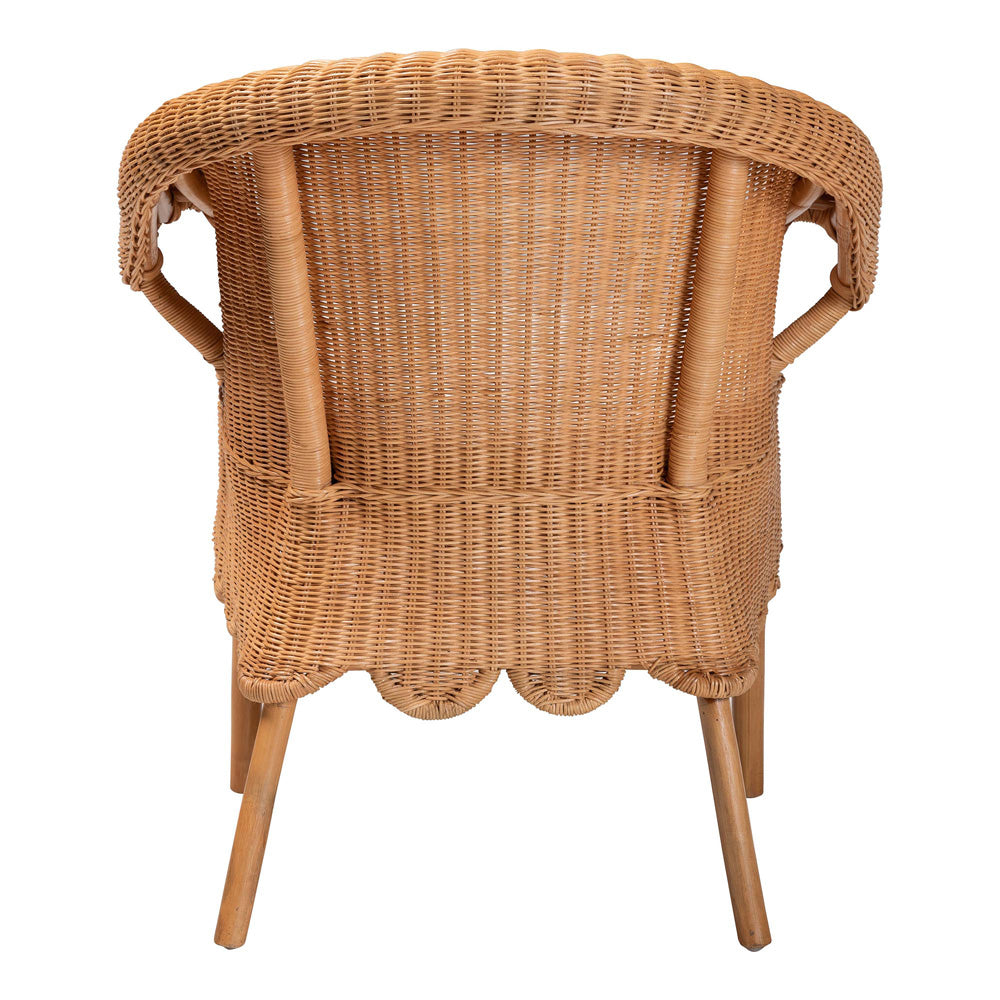 bali & pari - Tamara Dining Chair in Honey - Tamara-Light Honey Rattan-AC view 4
