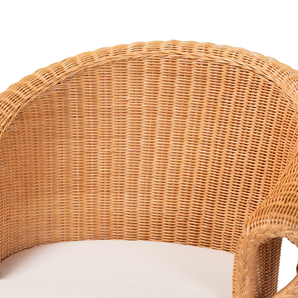 bali & pari - Tamara Dining Chair in Honey - Tamara-Light Honey Rattan-AC view 5