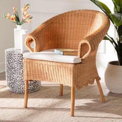 bali & pari - Tamara Dining Chair in Honey - Tamara-Light Honey Rattan-AC view 8