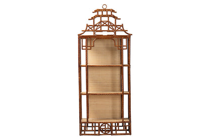 bali & pari - Tamiko Shelving Unit - Temple-Tortoise-Rattan-Shelf view 3
