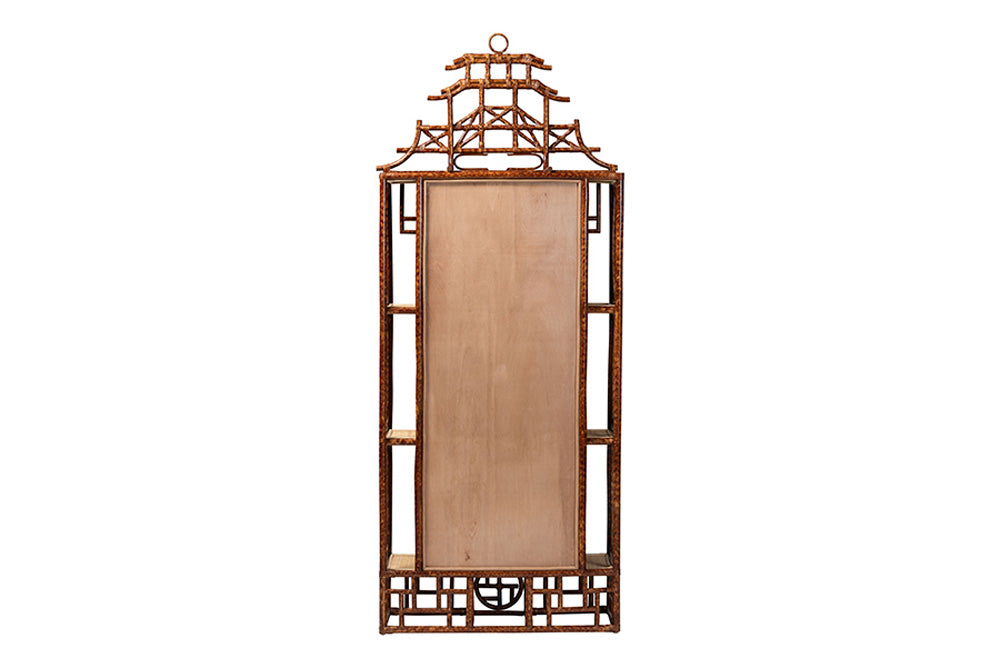 bali & pari - Tamiko Shelving Unit - Temple-Tortoise-Rattan-Shelf view 5