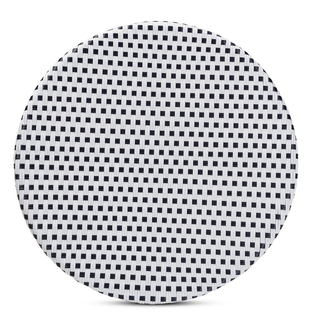 bali & pari - Tavor Dining Table in Black/White/Brown - DC613-Rattan-DT view 5
