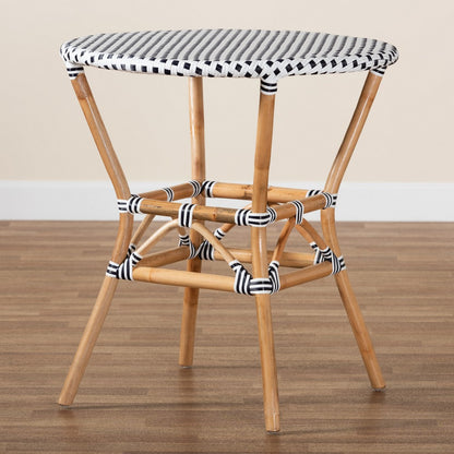 bali & pari - Tavor Dining Table in Black/White/Brown - DC613-Rattan-DT view 8