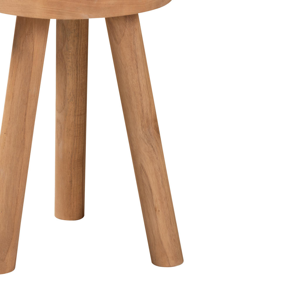 bali & pari - Terah Footstool in Natural Brown - Solo-Natural-Stool view 3