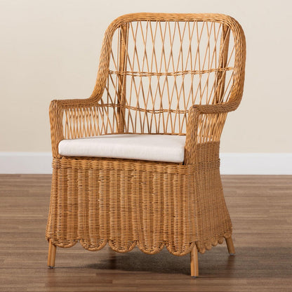 bali & pari - Teresa Chair in Light Honey - Teresa-Light Honey Rattan Cushioned-AC view 9