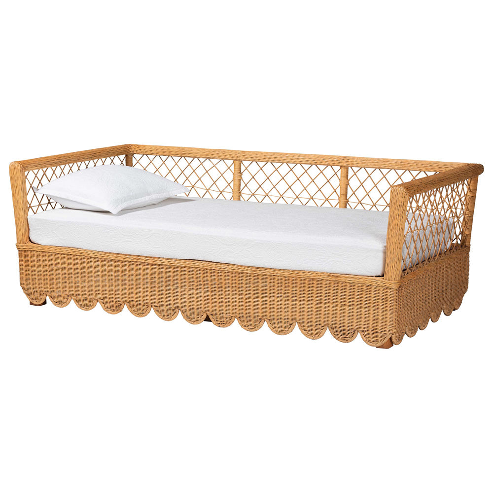 bali & pari - Teresa Daybed in Light Honey - Teresa-Light Honey Rattan-Daybed view 1
