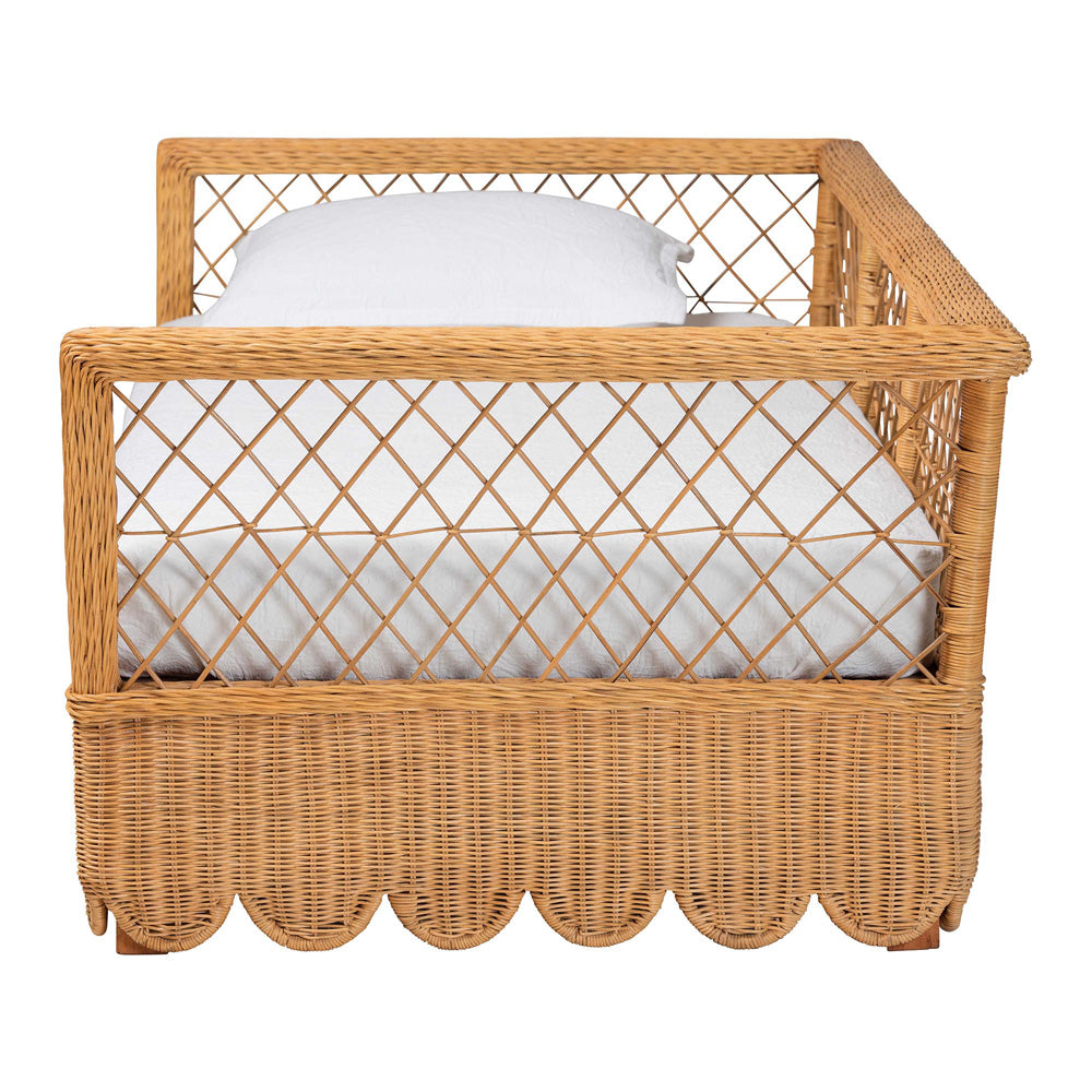 bali & pari - Teresa Daybed in Light Honey - Teresa-Light Honey Rattan-Daybed view 2
