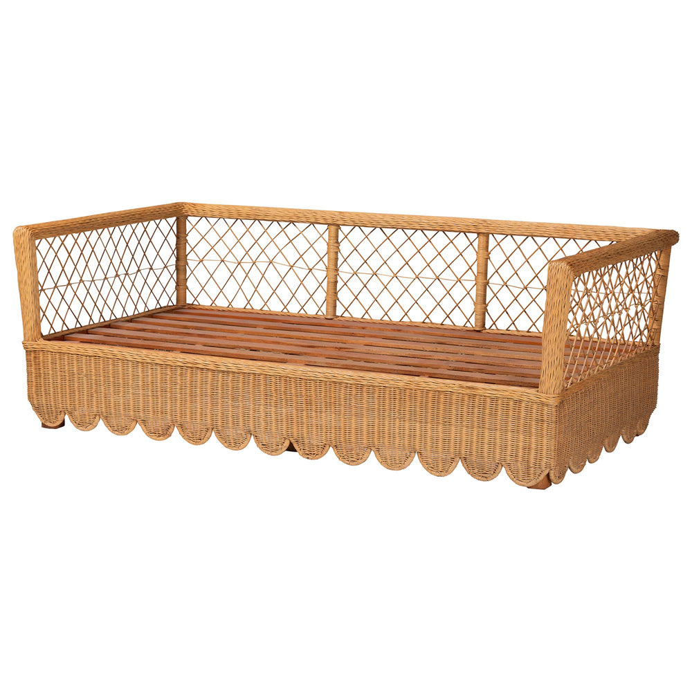 bali & pari - Teresa Daybed in Light Honey - Teresa-Light Honey Rattan-Daybed view 3