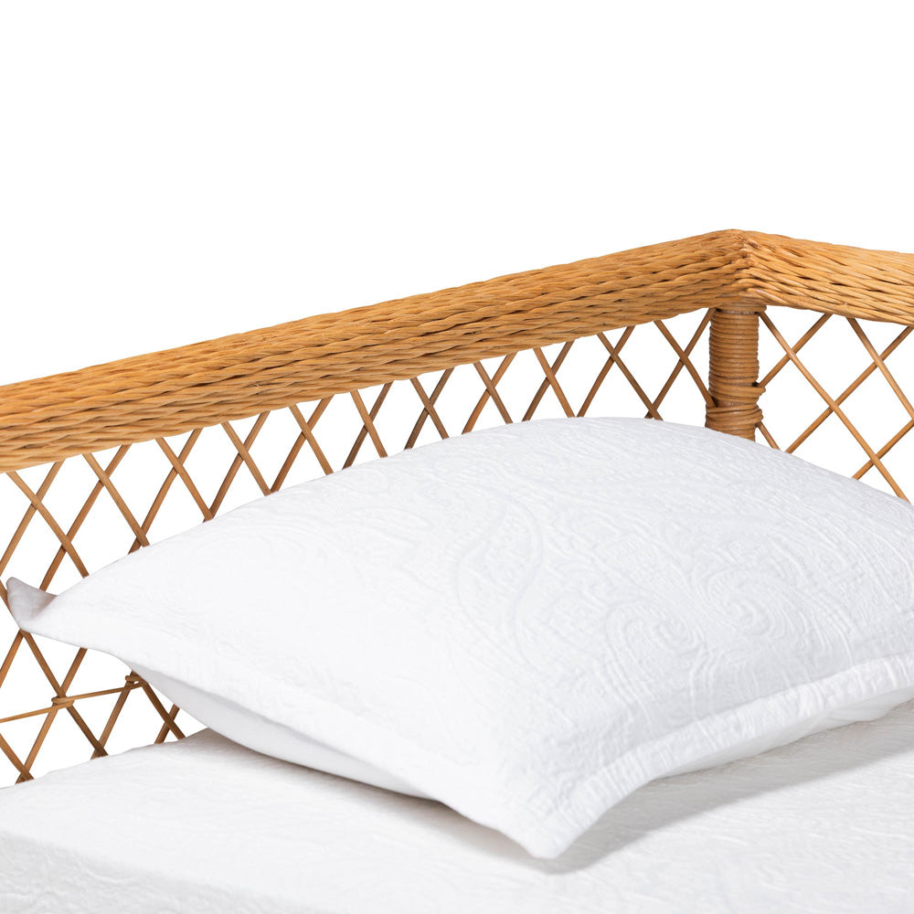 bali & pari - Teresa Daybed in Light Honey - Teresa-Light Honey Rattan-Daybed view 4