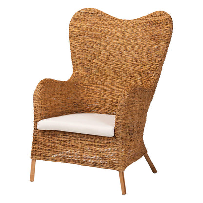 bali & pari - Terra Chair in Light Honey - TERRA-Rattan Light Honey-CC view 1