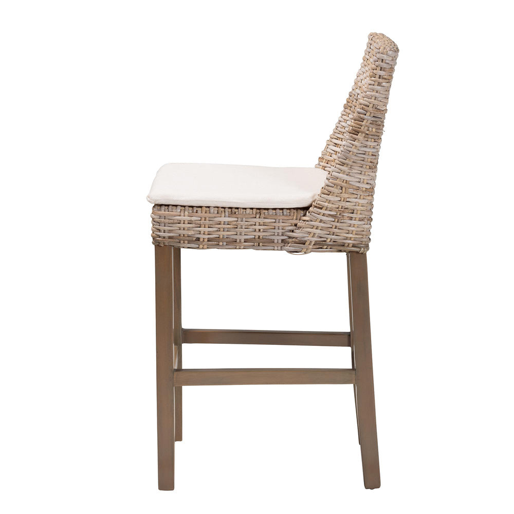 bali & pari - Toby Counter Stool in Kubu Grey/Rustic Taupe - Toby-Grey Natural-CS view 3