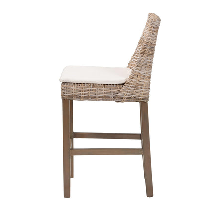 bali & pari - Toby Counter Stool in Kubu Grey/Rustic Taupe - Toby-Grey Natural-CS view 3