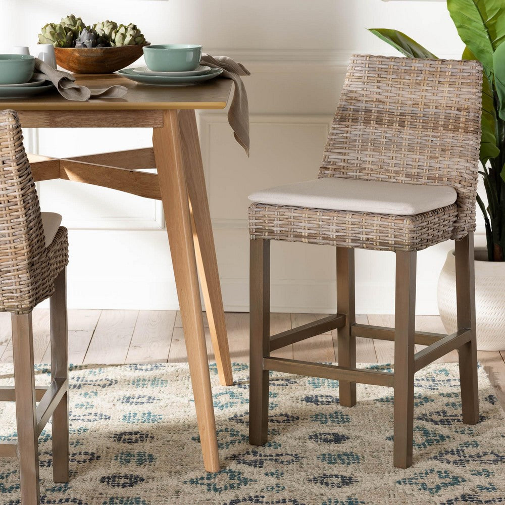 bali & pari - Toby Counter Stool in Kubu Grey/Rustic Taupe - Toby-Grey Natural-CS view 8