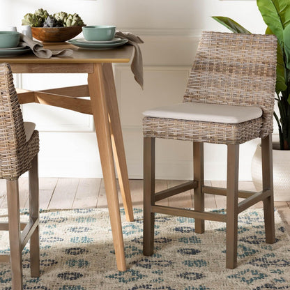 bali & pari - Toby Counter Stool in Kubu Grey/Rustic Taupe - Toby-Grey Natural-CS view 8