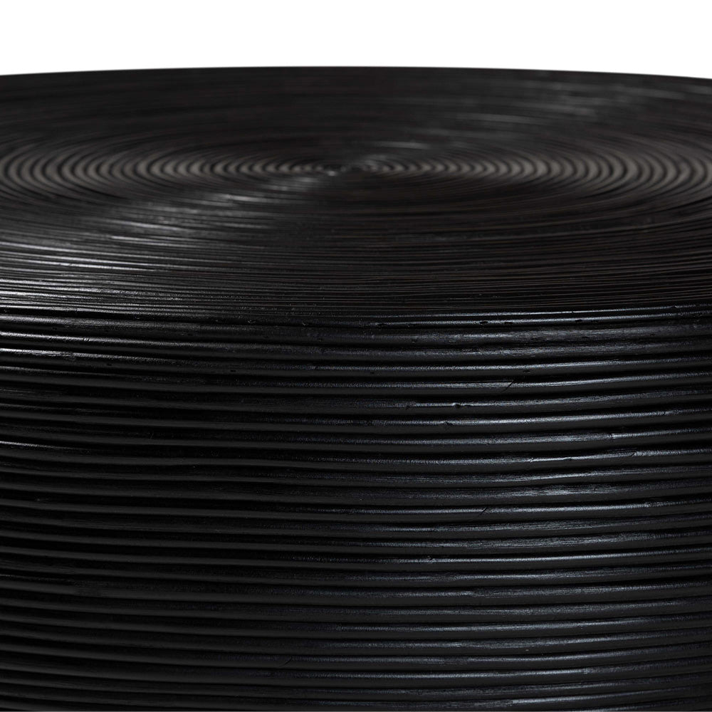 bali & pari - Tokyo Coffee Table in Black - Tokyo-Black Rattan-Coffee Table view 2