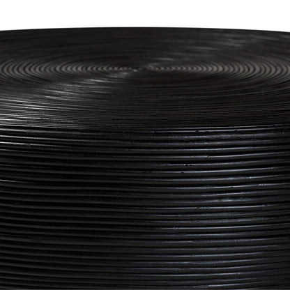 bali & pari - Tokyo Coffee Table in Black - Tokyo-Black Rattan-Coffee Table view 2